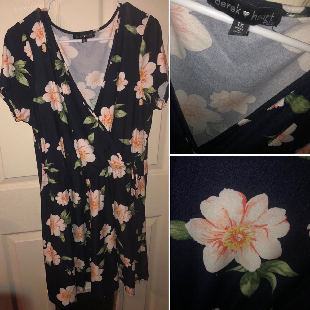 Floral Wrap Dress